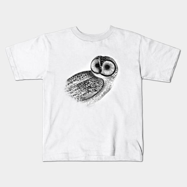 Mystic Owl Kids T-Shirt by Unalome_Designs